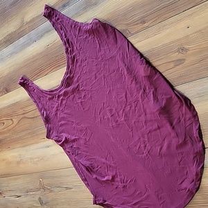 Savvi maroon workout top